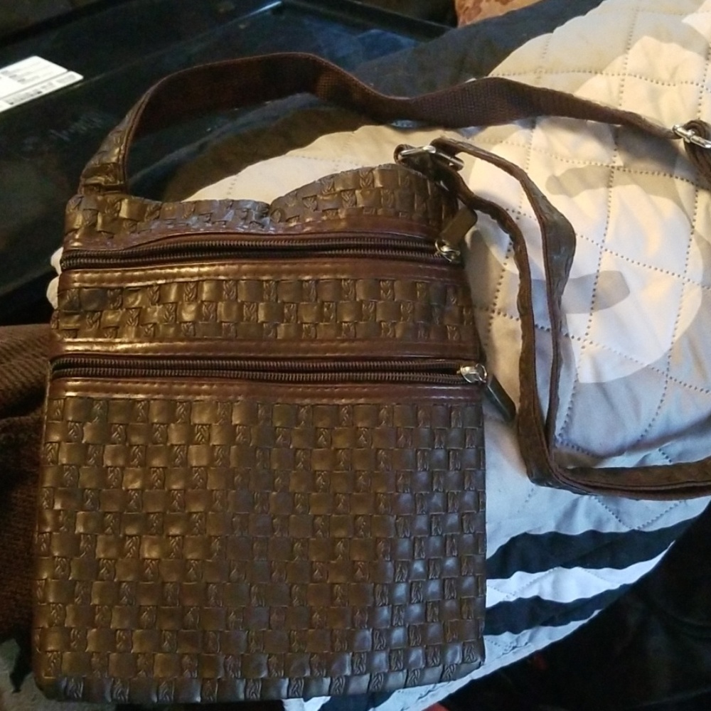 Brown satchel new